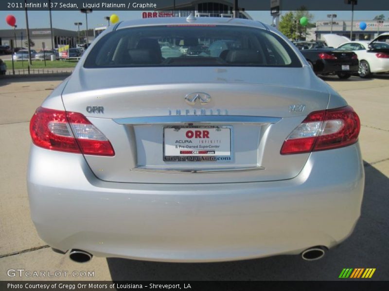 Liquid Platinum / Graphite 2011 Infiniti M 37 Sedan