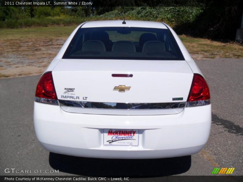 Summit White / Ebony 2011 Chevrolet Impala LT