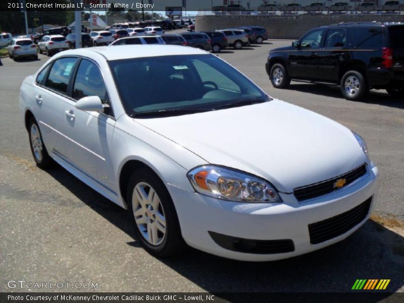 Summit White / Ebony 2011 Chevrolet Impala LT