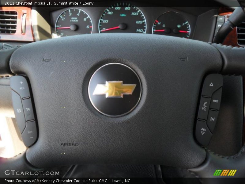 Summit White / Ebony 2011 Chevrolet Impala LT