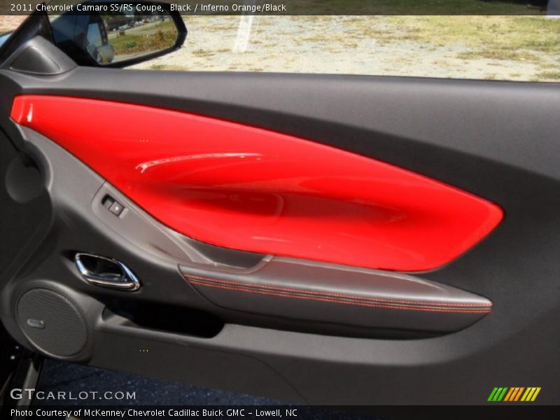 Black / Inferno Orange/Black 2011 Chevrolet Camaro SS/RS Coupe