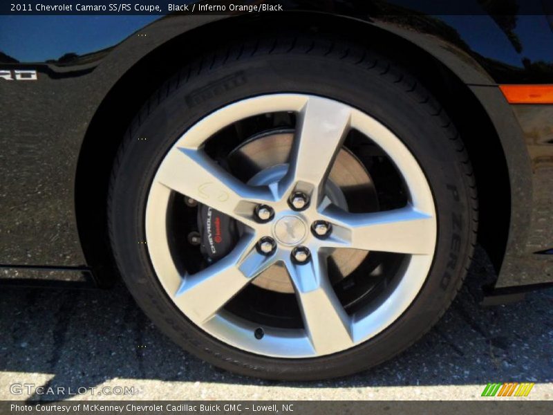 Black / Inferno Orange/Black 2011 Chevrolet Camaro SS/RS Coupe