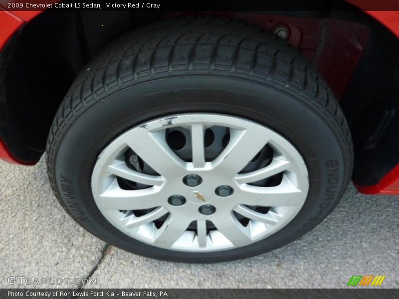 Victory Red / Gray 2009 Chevrolet Cobalt LS Sedan