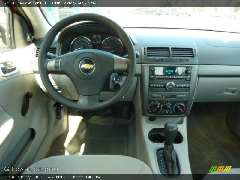 Victory Red / Gray 2009 Chevrolet Cobalt LS Sedan