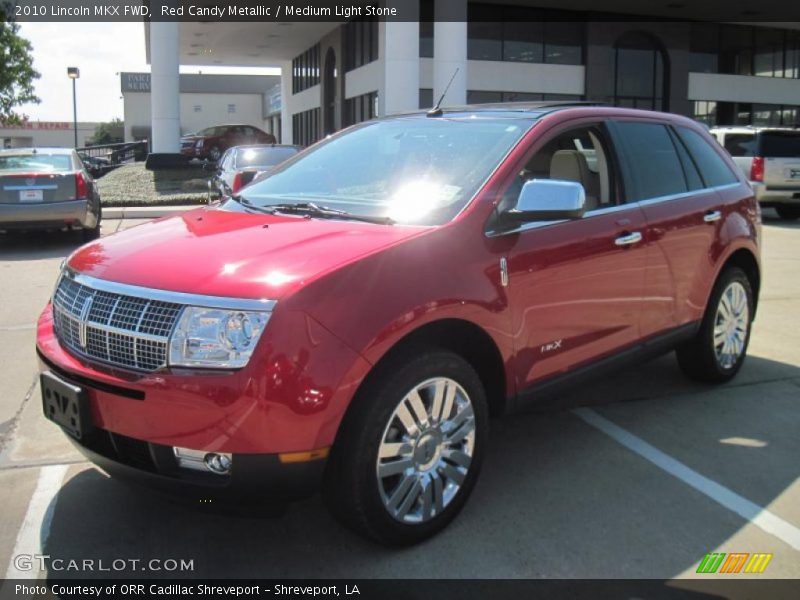 Red Candy Metallic / Medium Light Stone 2010 Lincoln MKX FWD