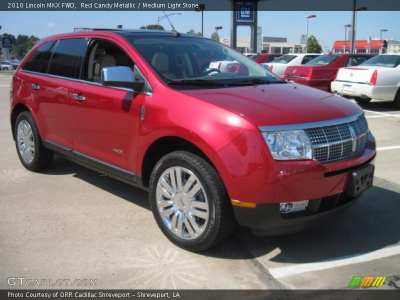 Red Candy Metallic / Medium Light Stone 2010 Lincoln MKX FWD