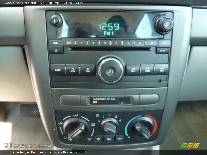 Victory Red / Gray 2009 Chevrolet Cobalt LS Sedan