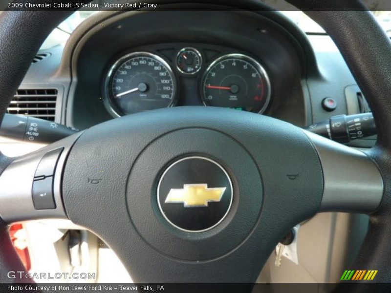 Victory Red / Gray 2009 Chevrolet Cobalt LS Sedan