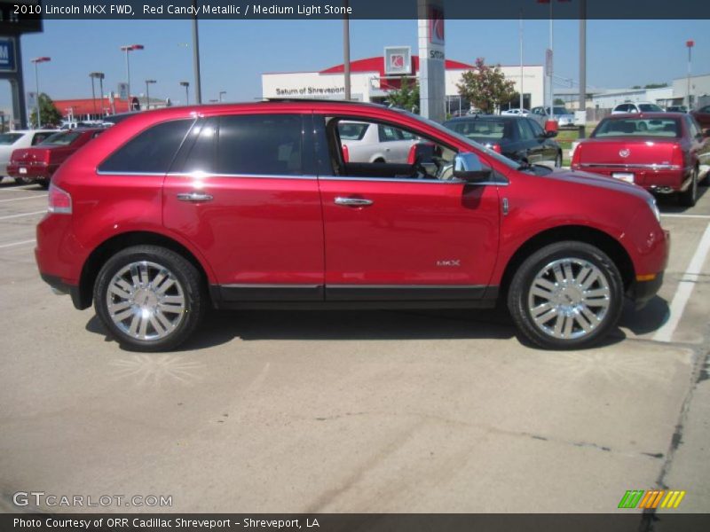 Red Candy Metallic / Medium Light Stone 2010 Lincoln MKX FWD