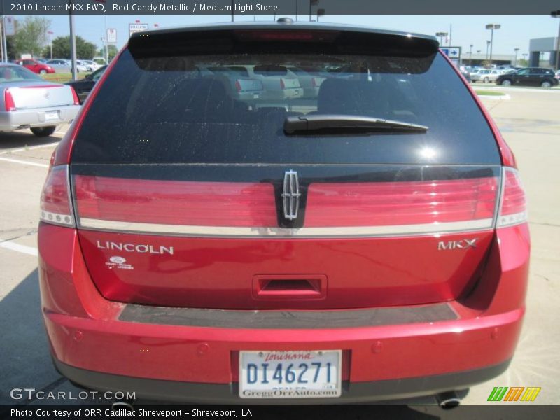 Red Candy Metallic / Medium Light Stone 2010 Lincoln MKX FWD