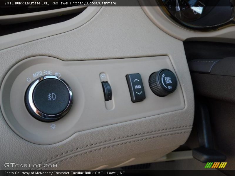 Red Jewel Tintcoat / Cocoa/Cashmere 2011 Buick LaCrosse CXL