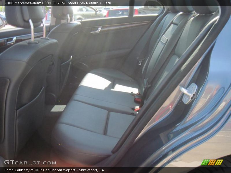 Steel Grey Metallic / Black 2008 Mercedes-Benz C 300 Luxury