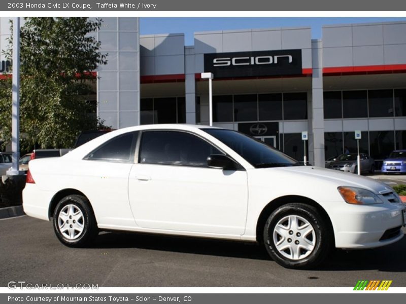 Taffeta White / Ivory 2003 Honda Civic LX Coupe