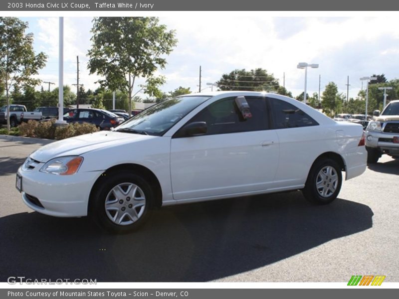 Taffeta White / Ivory 2003 Honda Civic LX Coupe