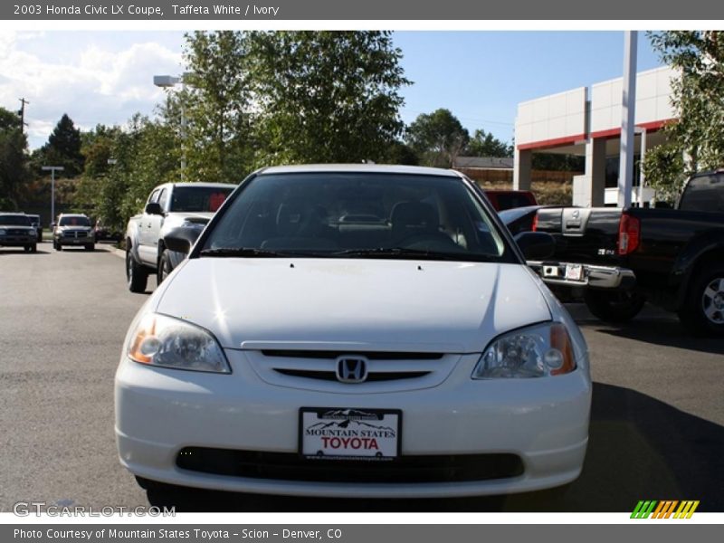 Taffeta White / Ivory 2003 Honda Civic LX Coupe