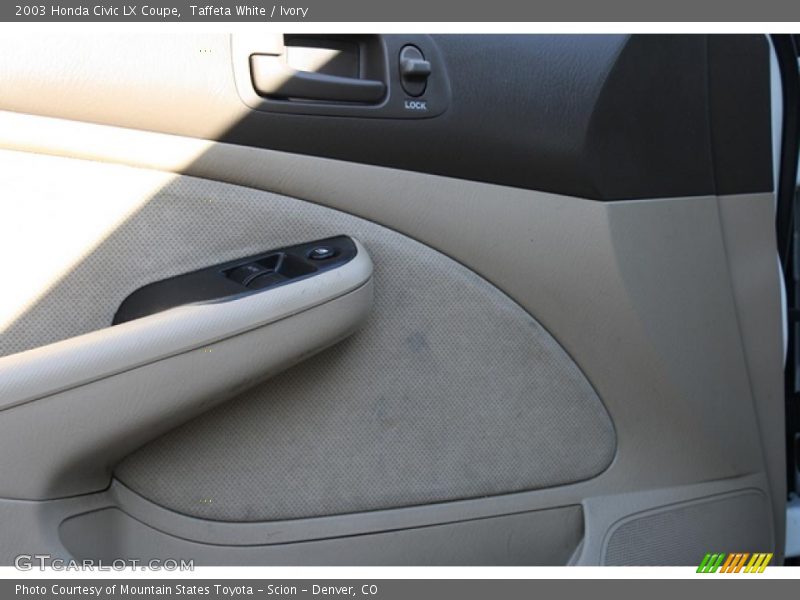 Taffeta White / Ivory 2003 Honda Civic LX Coupe