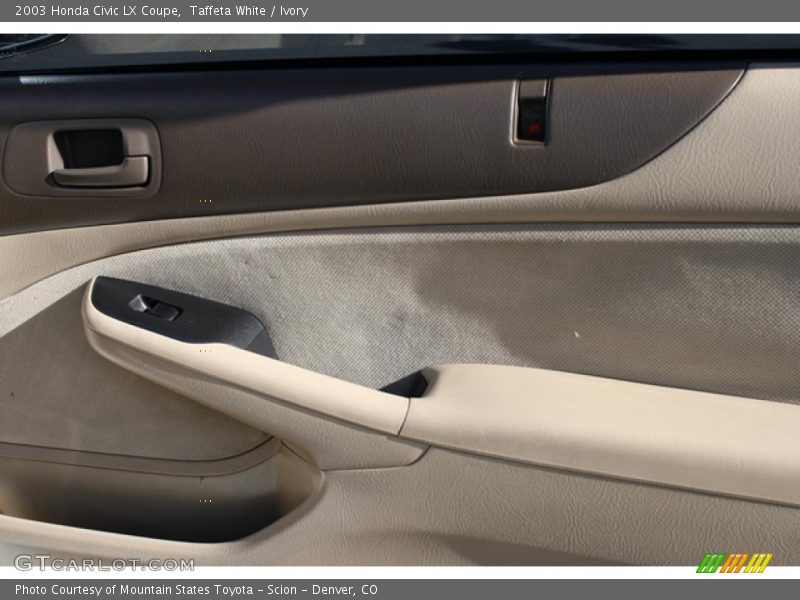 Taffeta White / Ivory 2003 Honda Civic LX Coupe