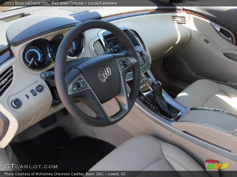 Red Jewel Tintcoat / Cocoa/Cashmere 2011 Buick LaCrosse CXL
