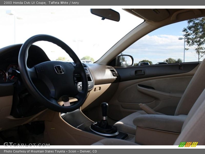 Taffeta White / Ivory 2003 Honda Civic LX Coupe