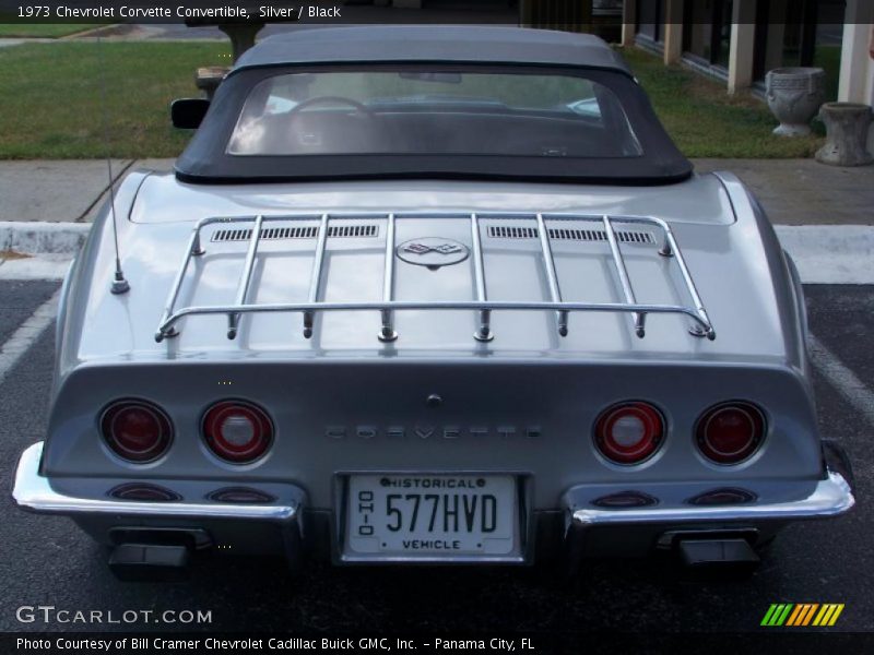 Silver / Black 1973 Chevrolet Corvette Convertible
