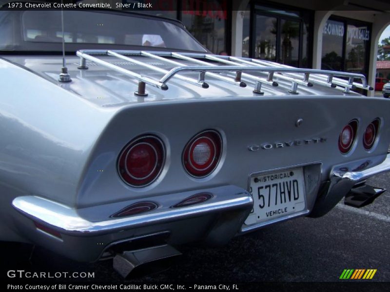 Silver / Black 1973 Chevrolet Corvette Convertible