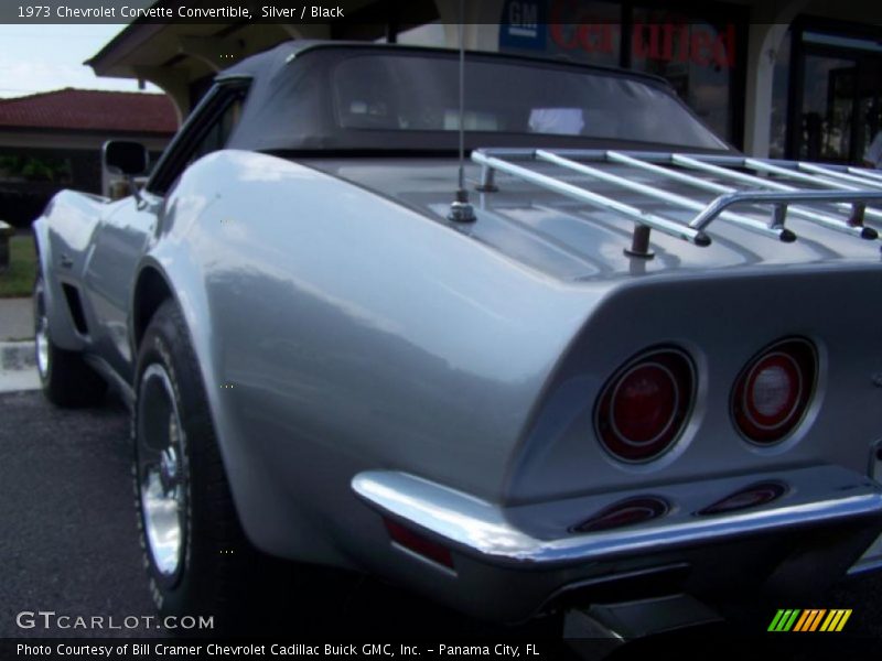 Silver / Black 1973 Chevrolet Corvette Convertible