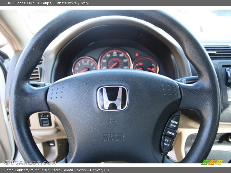 Taffeta White / Ivory 2003 Honda Civic LX Coupe