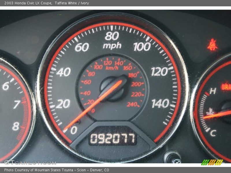 Taffeta White / Ivory 2003 Honda Civic LX Coupe
