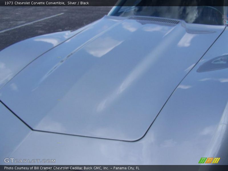 Silver / Black 1973 Chevrolet Corvette Convertible