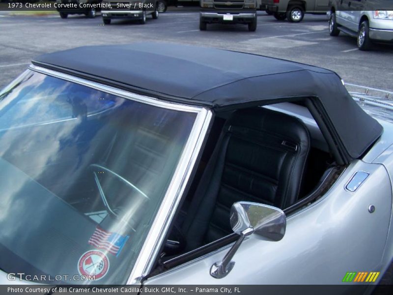 Silver / Black 1973 Chevrolet Corvette Convertible