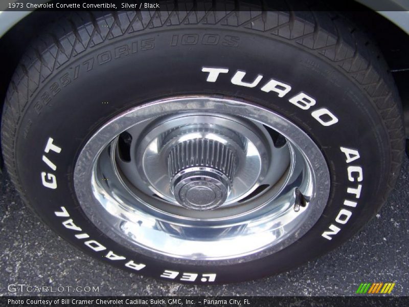 Silver / Black 1973 Chevrolet Corvette Convertible