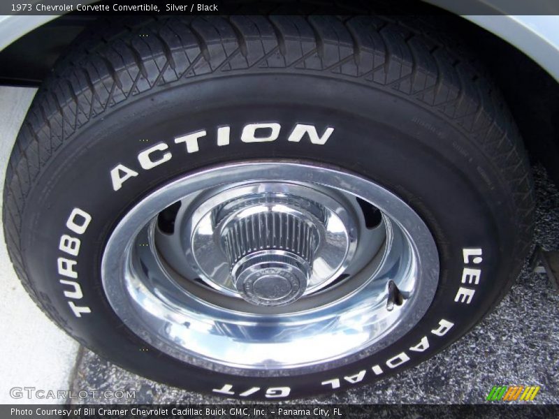 Silver / Black 1973 Chevrolet Corvette Convertible