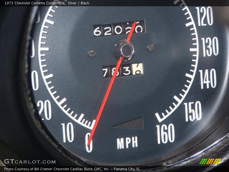 Silver / Black 1973 Chevrolet Corvette Convertible