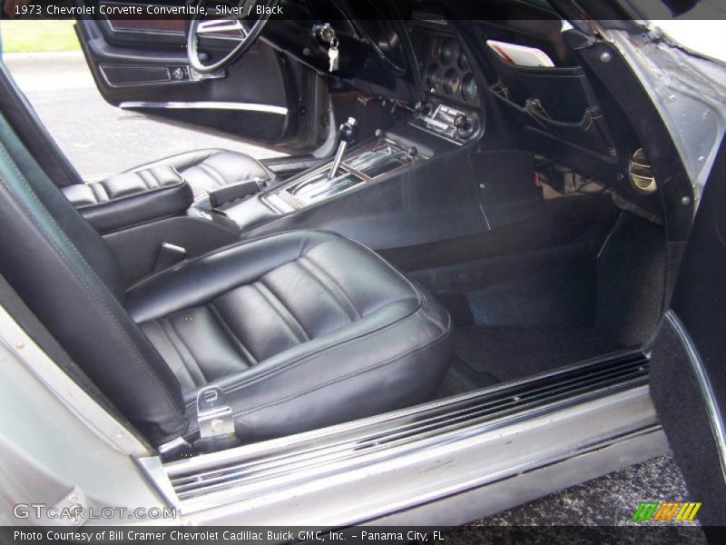 Silver / Black 1973 Chevrolet Corvette Convertible