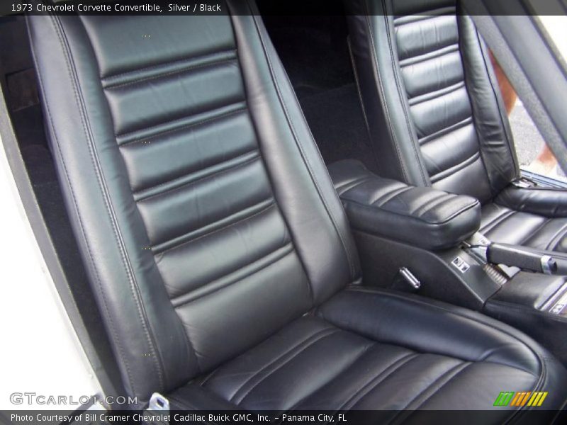Silver / Black 1973 Chevrolet Corvette Convertible