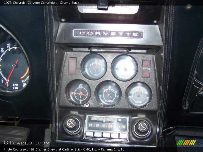 Silver / Black 1973 Chevrolet Corvette Convertible