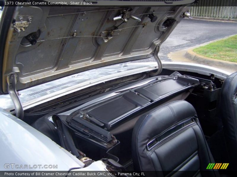 Silver / Black 1973 Chevrolet Corvette Convertible