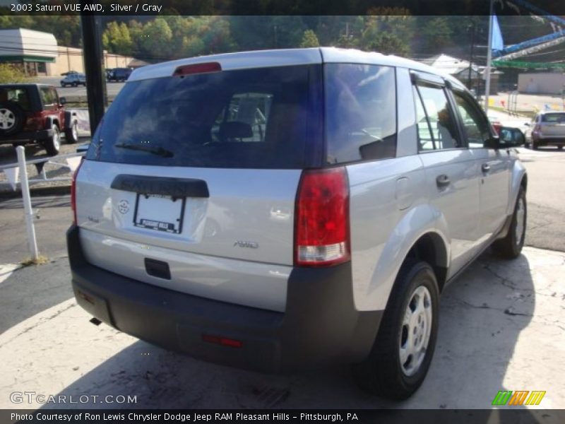 Silver / Gray 2003 Saturn VUE AWD