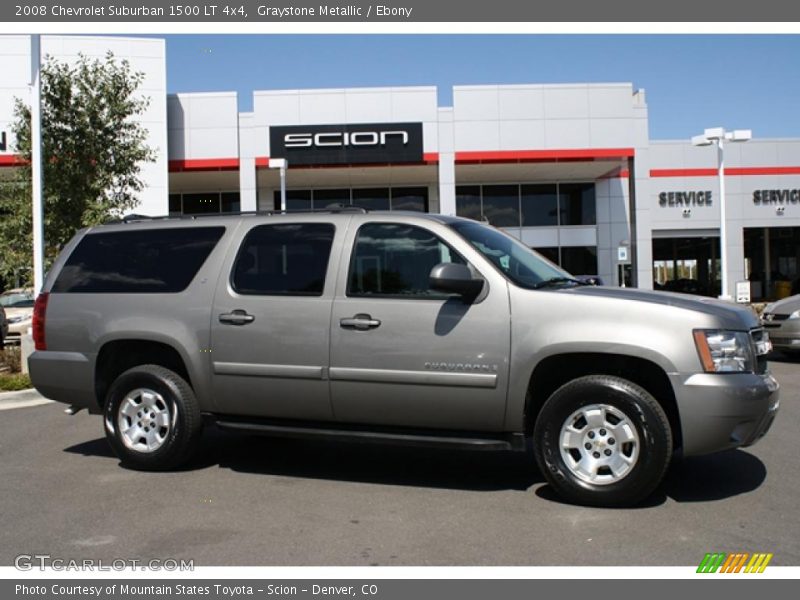 Graystone Metallic / Ebony 2008 Chevrolet Suburban 1500 LT 4x4
