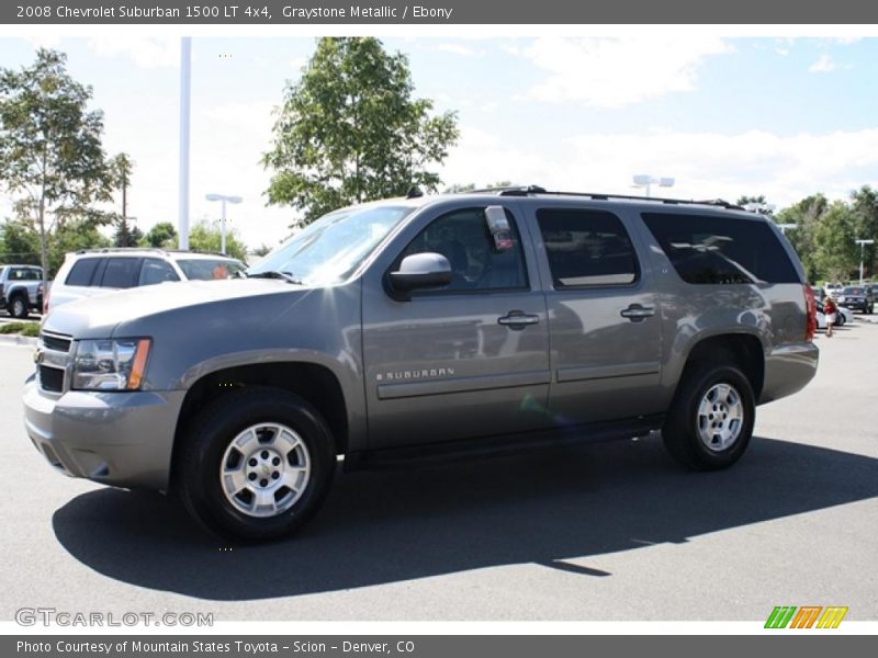 Graystone Metallic / Ebony 2008 Chevrolet Suburban 1500 LT 4x4