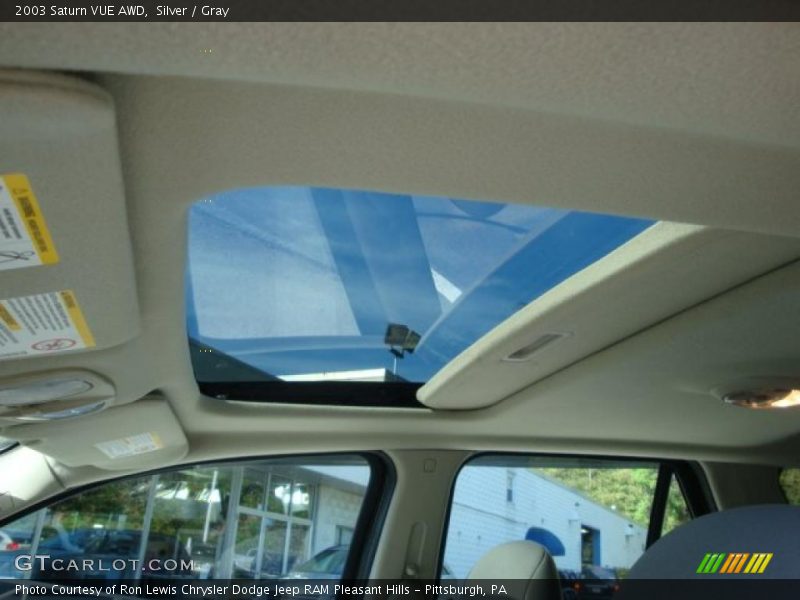 Silver / Gray 2003 Saturn VUE AWD