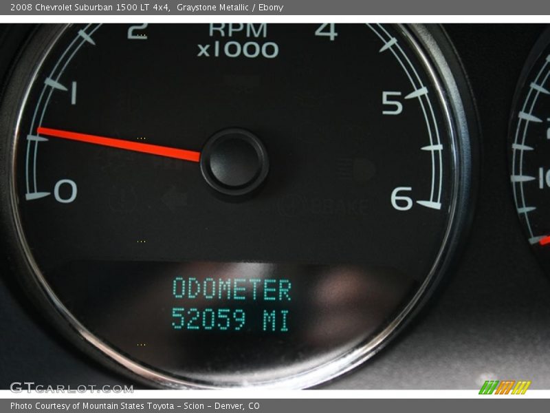 Graystone Metallic / Ebony 2008 Chevrolet Suburban 1500 LT 4x4