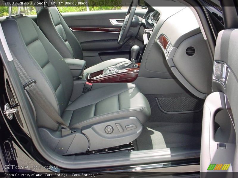 Brilliant Black / Black 2008 Audi A6 3.2 Sedan