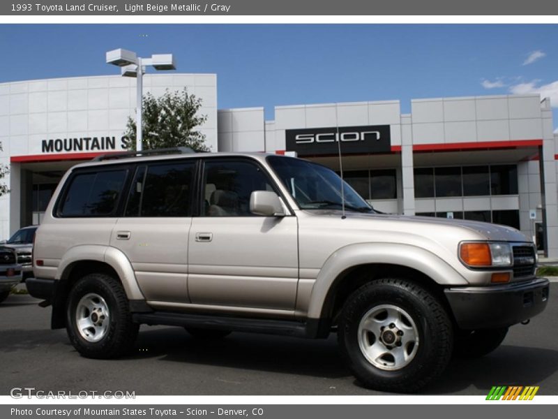 Light Beige Metallic / Gray 1993 Toyota Land Cruiser