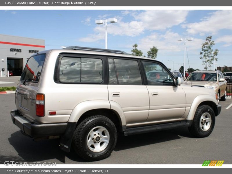 Light Beige Metallic / Gray 1993 Toyota Land Cruiser