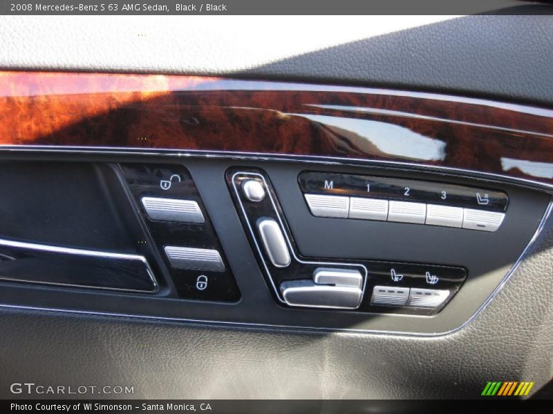 Black / Black 2008 Mercedes-Benz S 63 AMG Sedan