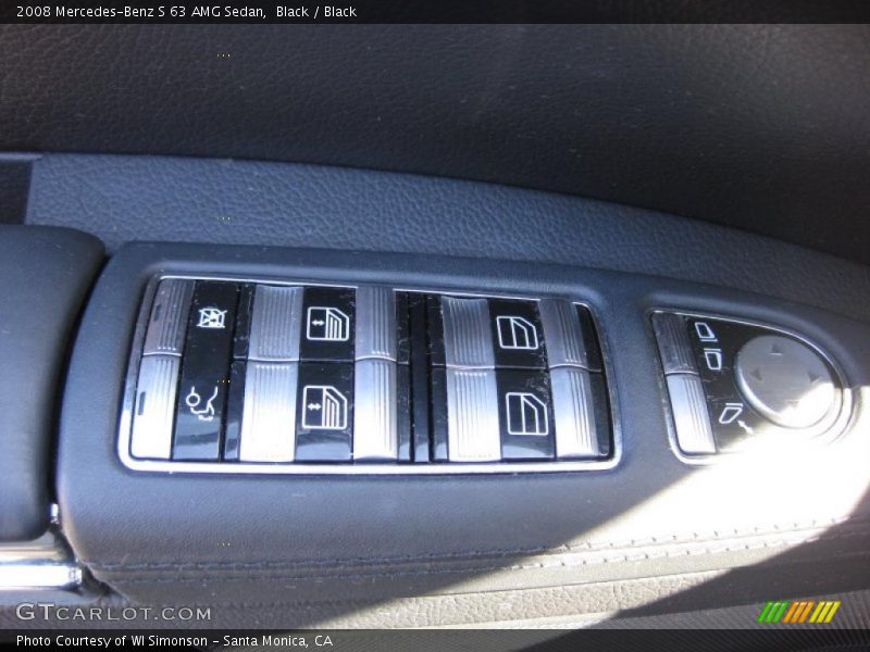 Black / Black 2008 Mercedes-Benz S 63 AMG Sedan