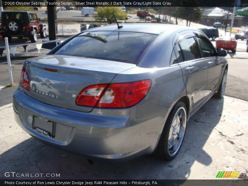Silver Steel Metallic / Dark Slate Gray/Light Slate Gray 2008 Chrysler Sebring Touring Sedan