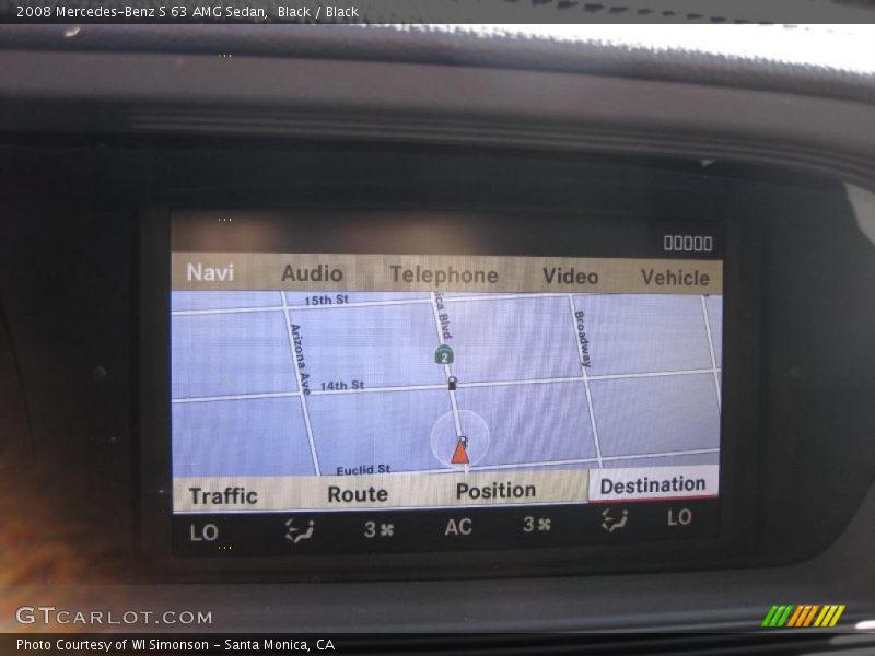 Black / Black 2008 Mercedes-Benz S 63 AMG Sedan