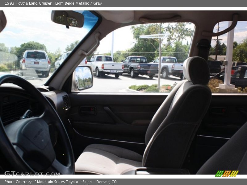Light Beige Metallic / Gray 1993 Toyota Land Cruiser